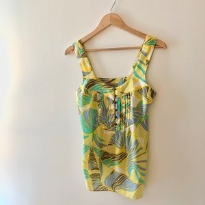 Banana Republic tropical floral tank top